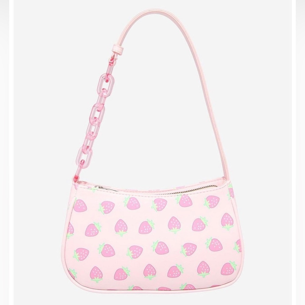 Pink Strawberry Purse